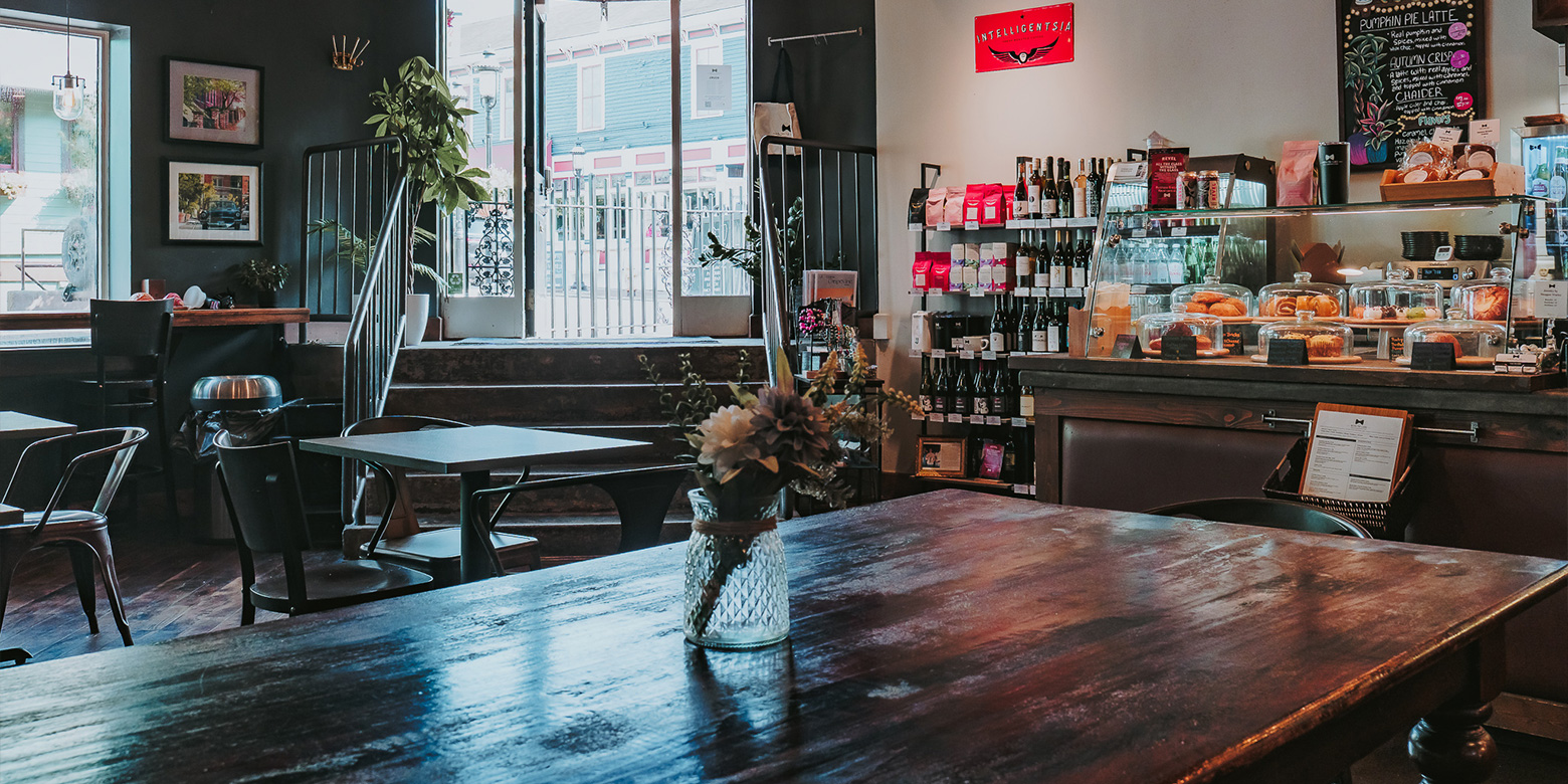 Bow Tie Cafe interior