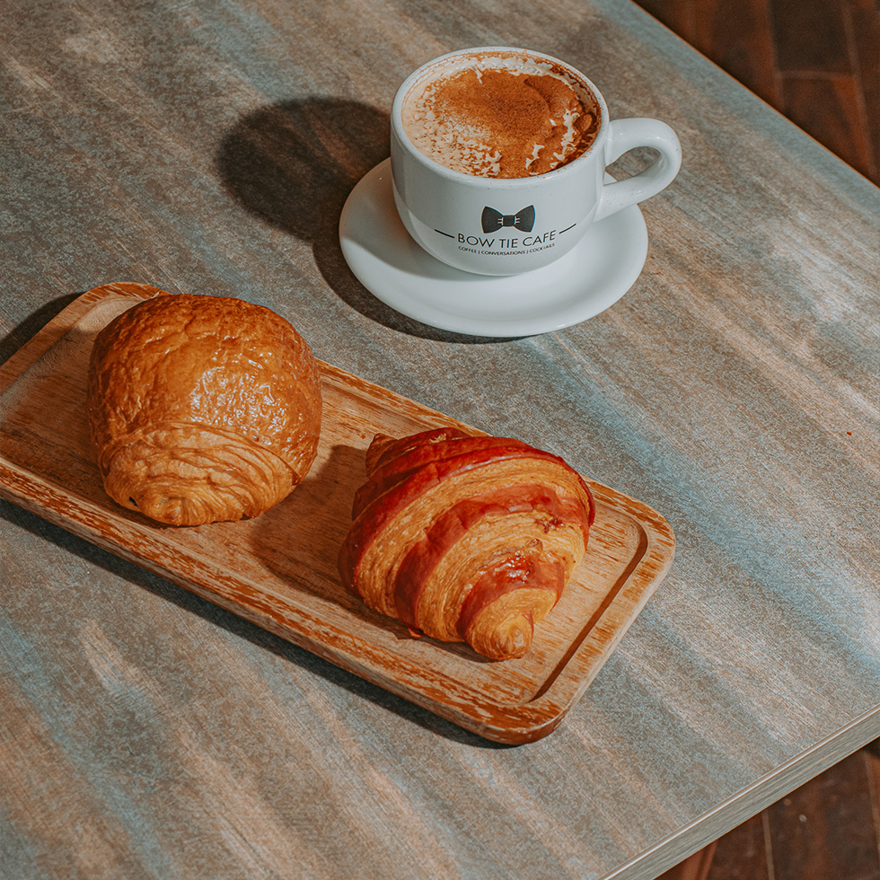 Bow Tie Cafe coffee and food
