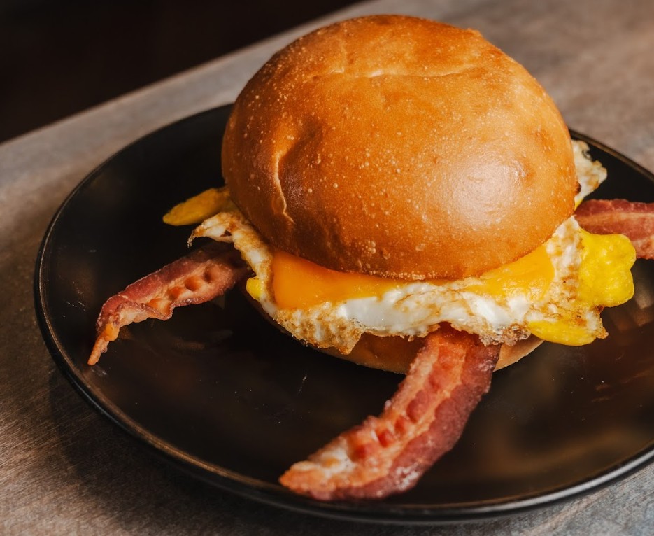 Bow Tie Breakfast Sandwich